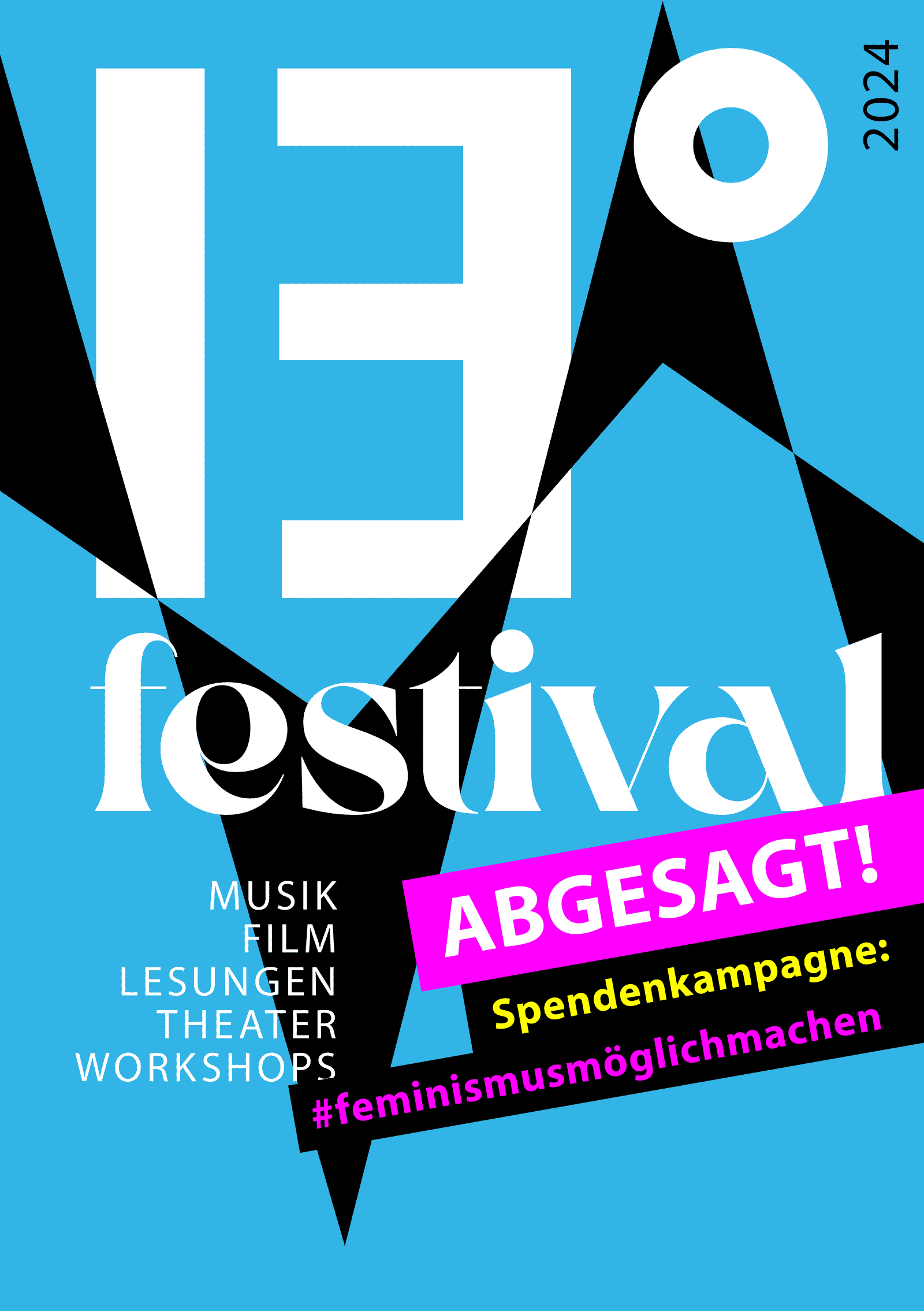 Leider abgesagt: 13° Festival - 20.-23.06.2024 - Kulturzentrum Schlachthof Bremen - Musik, Film, Lesungen, Theater, Workshops
